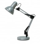 RABALUX 4213 lampka biurkowa Samson szara E27/60W lub led